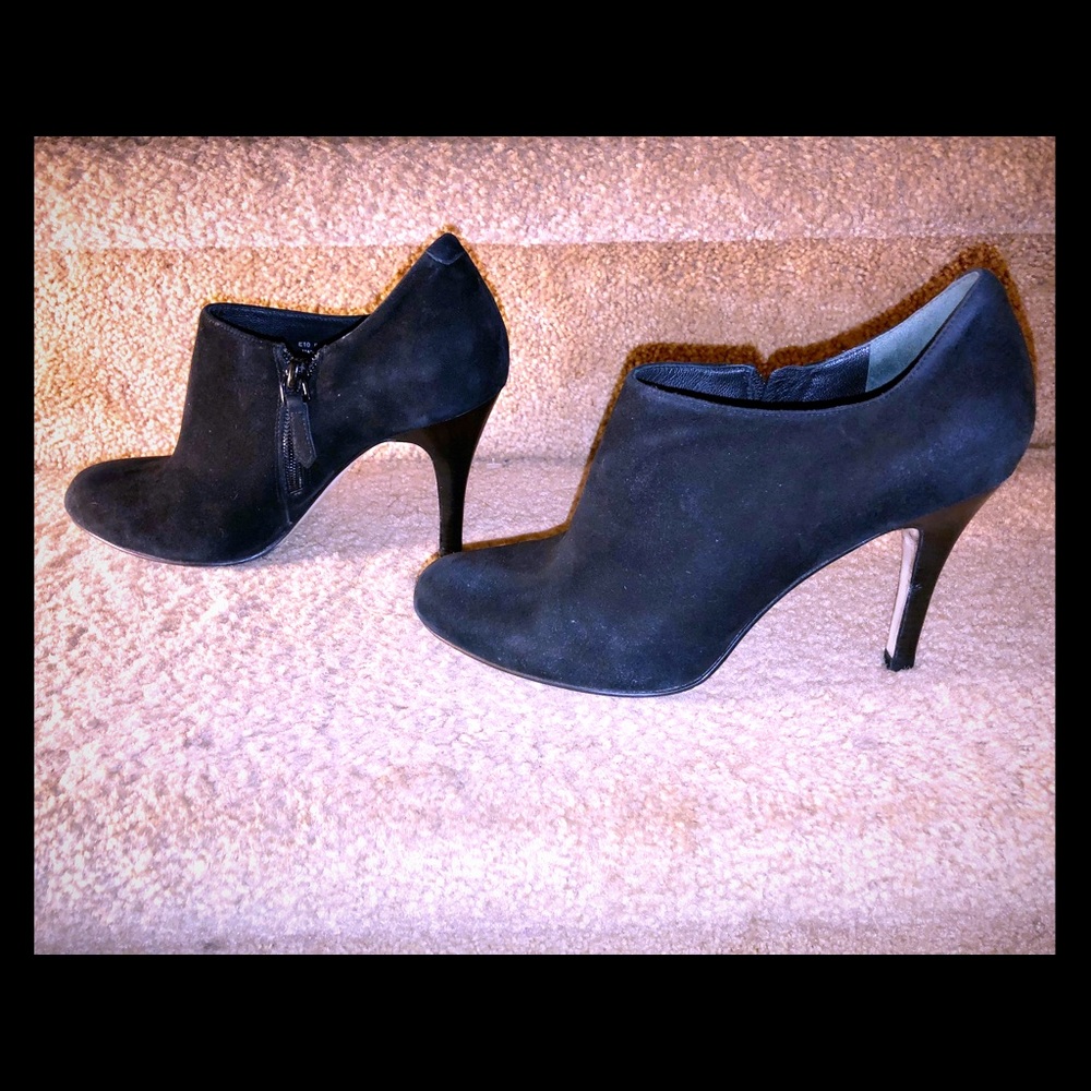 New Cole Haan Booties, Size 8, Black Suede
